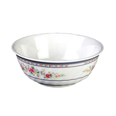 Thunder Group 5309AR 72 Oz. Melamine Rose Swirl Bowl