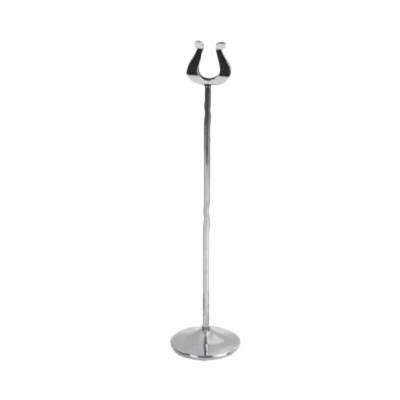 Thunder Group SLMH018 18" Tall Stainless Steel Harp Style Table Card Stand