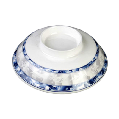 Thunder Group 3201CDL 5.25&quot; W Melamine Blue Dragon Round Noodle Bowl Lid