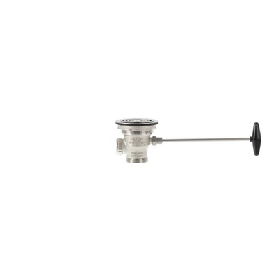 Component Hardware DBN-8000 3.5" Sink Opening Stainless Steel Capped Overflow Encore Universal Rotary Waste Outlet