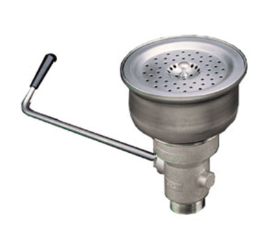 Component Hardware D63-4160 6.5&quot; Sink Opening Nickel Plated Bronze Encore Twist Handle Waste Outlet