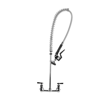 Component Hardware KC53-1000-BR 1.6 GPM 8" Centers Wall Mount Encore Commercial Pre-Rinse Assembly