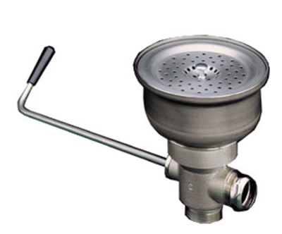 Component Hardware D63-4150 6.5&quot; Sink Opening Nickel Plated Bronze Encore Twist Handle Waste Outlet