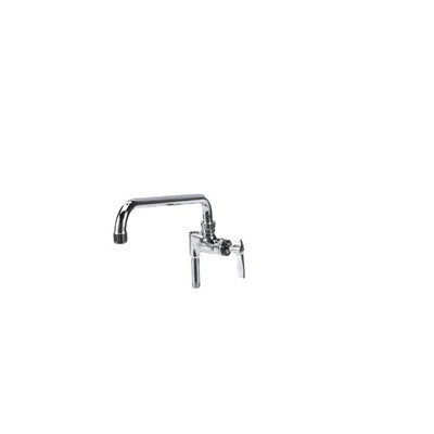 Component Hardware KL55-7014SE1Z 14" Stainless Steel Swing Spout Pre-Rinse Add-On Faucet