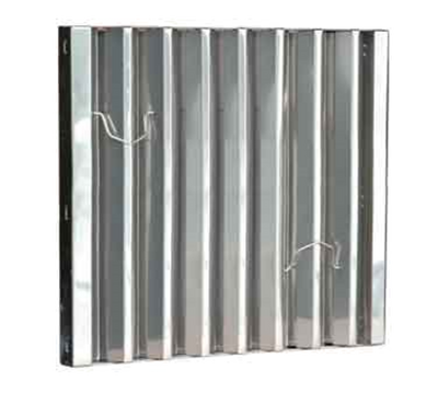 Component Hardware 301616 15.5" W Stainless Steel Fixed Flame Gard Baffle Filter