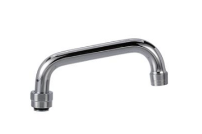 Component Hardware KS11-12-X008Z 8" Stainless Steel Tubular Swing Retail Package Encore Spout Assembly