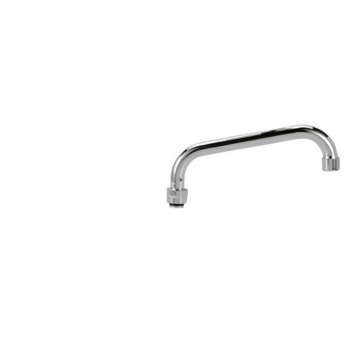 Component Hardware KS11-12-X008Z 8" Stainless Steel Tubular Swing Retail Package Encore Spout Assembly