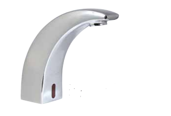 Component Hardware KE21-7005-CB1 6" Chrome Cast Spout Deck Mount 1.5 GPM Encore Intelli-Flo Electronic Faucet