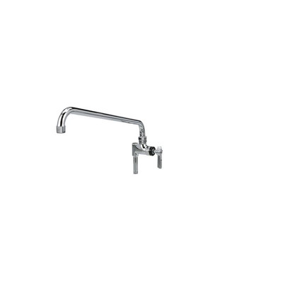 Component Hardware KL55-7016SE1Z 16" Stainless Steel Swing Spout Pre-Rinse Add-On Faucet