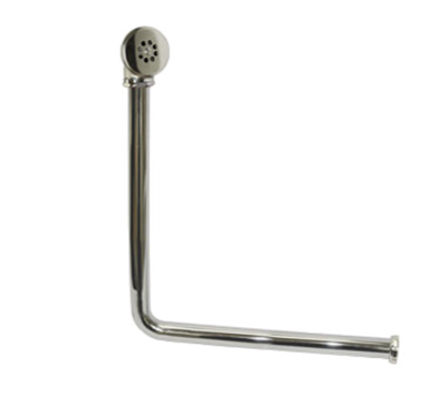 Component Hardware E50-1000 1.5&quot; OD Tubing Nickel Plated Brass Elbow Encore Overflow Assembly