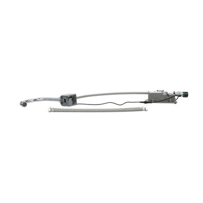 Component Hardware KE19-1002-SB1 6" Chrome Swivel Gooseneck Spout Wall Mount 1.5 GPM Encore Intelli-Flo Electronic Faucet