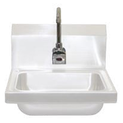Component Hardware KE19-1000-RB1 3" Chrome Rigid Gooseneck Spout Wall Mount 1.5 GPM Encore Intelli-Flo Electronic Faucet