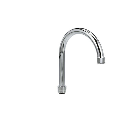 Component Hardware KS11-12-X002Z 6" Stainless Steel Gooseneck Retail Package Encore Spout Assembly