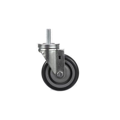 Component Hardware CMT1-4PPB 4" Dia. Blue Polyurethane Stem Caster