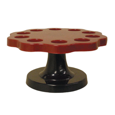 Thunder Group 53 Plastic Footed Base Sushi 10 Rolls Rack