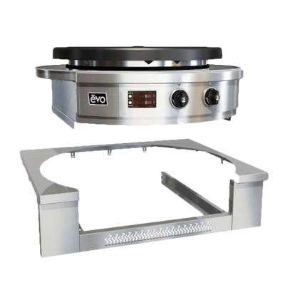 Evo America 11-0123-ATK 40" W Stainless Steel Square Insert Evo Affinity 30 Cooktop Trim Kit