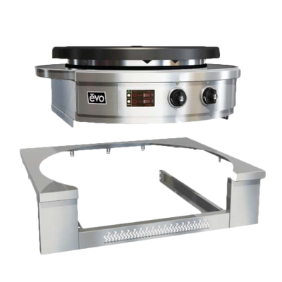 Evo America 11-0123-ATK 40&quot; W Stainless Steel Square Insert Evo Affinity 30 Cooktop Trim Kit