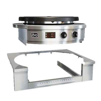 Evo America 11-0123-ATK 40" W Stainless Steel Square Insert Evo Affinity 30 Cooktop Trim Kit