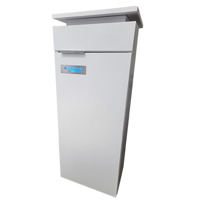 Evo America 10-BZ-9009-RTGW 9000 Cu. Ft. of Air per Unit White Exterior Bluezone Viral Kill Air Purifier for Indoor Dining or Stand Alone - Volts
