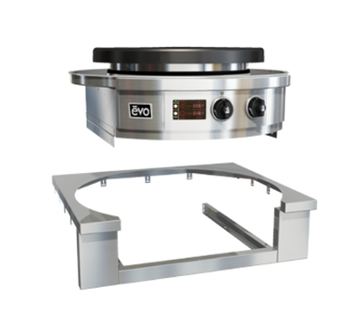 Evo America 11-0126-ATK 34.5&quot; W Stainless Steel Square Insert Evo Affinity 25E Cooktop Trim Kit