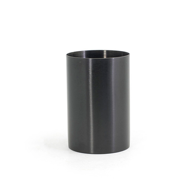 FOH DMU020BKS22 10 Oz. Black Round Stainless Steel Serving Accessories Holder