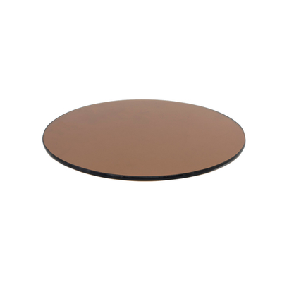 FOH BHO058BZG20 14" W Amber Glass Round Root Board