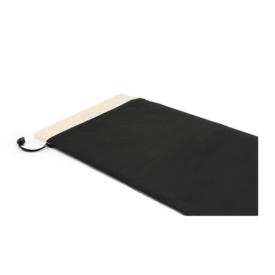 FOH BST003BKT80 40" W x 15" D Black Large Buffet Building Blocks Drawstring Bag