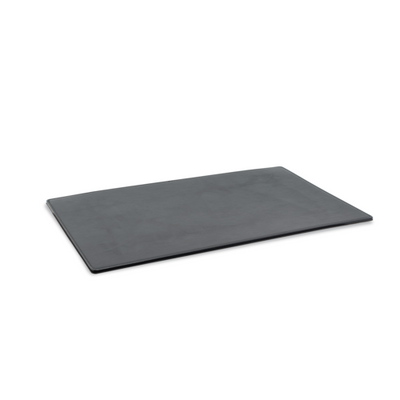 FOH RBL001BKL22 0.25" H x 12" W x 18" D Black Faux Leather London Blotter