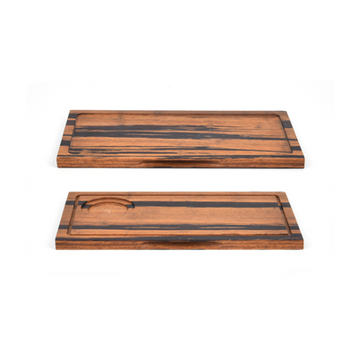 FOH SPT051MUB21 13" W Bamboo Rectangle Rustic Chic Cutting Board