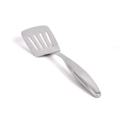 FOH BUT038BSS23 10.25" D Silver Slotted Turner