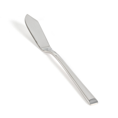 FOH FBK006MSS23 7&quot; W Silver Stainless Steel Butter Knife Parker Butter Knife