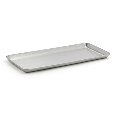 FOH RTR037BSS22 10" W Rectangular Stainless Steel Mod Plate