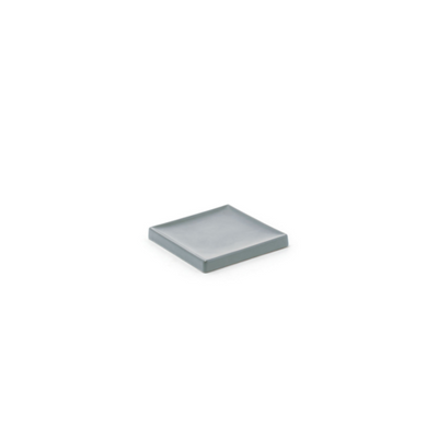 FOH RSD026GYC23 4" W Square Stone Smoke Soap Dish