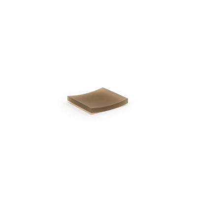 FOH RSD008BRR13 4" W Square Composite Nutmeg Soap Dish