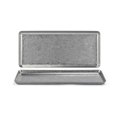 FOH RTR037ANS22 10" W Rectangular Stainless Steel Mod Plate