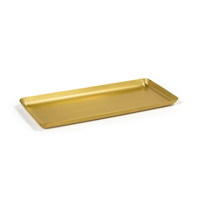 FOH RTR037GOS22 10" W Rectangular Stainless Steel Tokyo Tray
