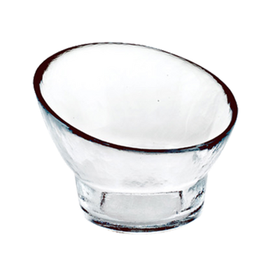 FOH DBO060CLG23 5 Oz. Textured Glass Round Kaleidoscope Bowl