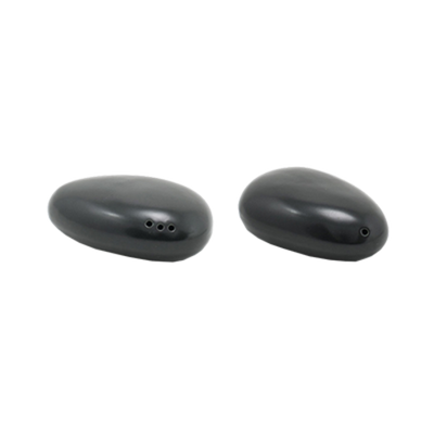 FOH TSP018BKP23 3 Oz. Mussel Porcelain Tides Salt and Pepper Set