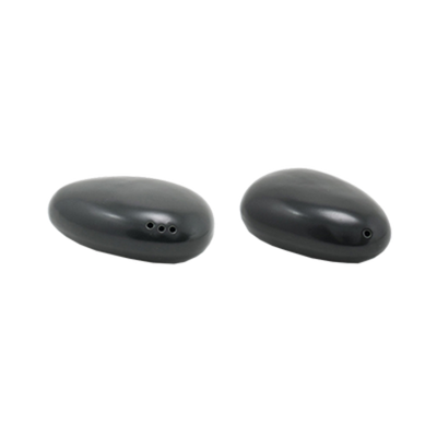 FOH TSP018BKP23 3 Oz. Mussel Porcelain Tides Salt and Pepper Set