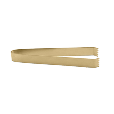 FOH BUT021GOS23 7" L  Stainless Steel Matte Brass Tokyo Tongs
