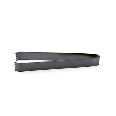 FOH BUT031BKS23 7" L Black Stainless Steel Tokyo Tongs