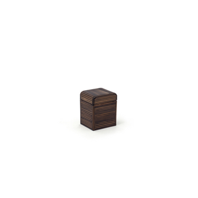FOH RJR013BRW22 3.5" W Natural Square Resin Jar