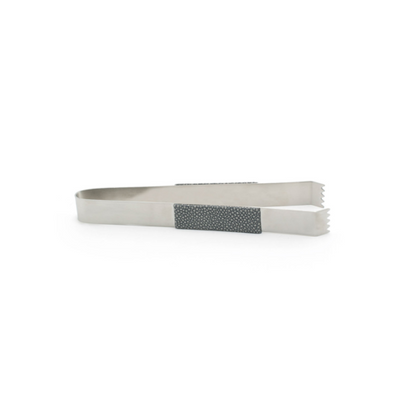 FOH BUT030GYS23 7" L Gray Stainless Steel Tong