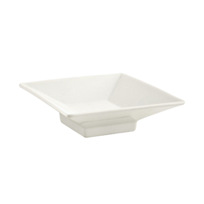FOH DSD032BEP22 4 Oz. Square Porcelain Catalyst Kyoto Dish