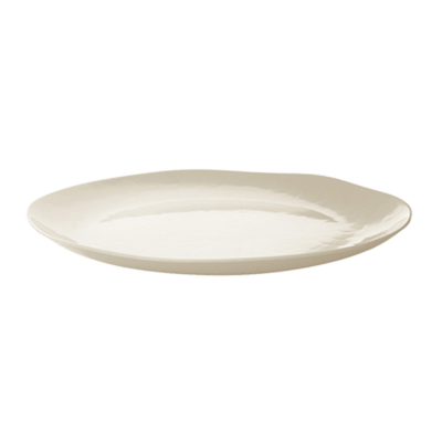 FOH SPT043NAB22 13.75" W Round Bamboo Platewise Organic Plate
