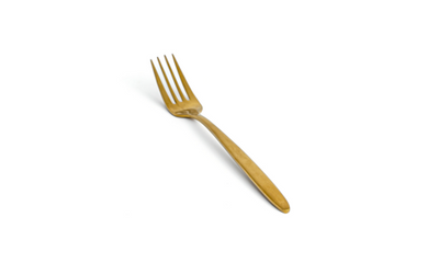 FOH FDF008GOS23 8" Matte Brass Luca Dinner Fork