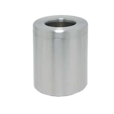 FOH BHO045BSS21 5.75" W Stainless Steel Round Buffetware Waste Bin