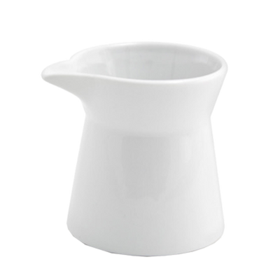 FOH TCR002WHP23 8 Oz. White Porcelain Round Cinch Pourer