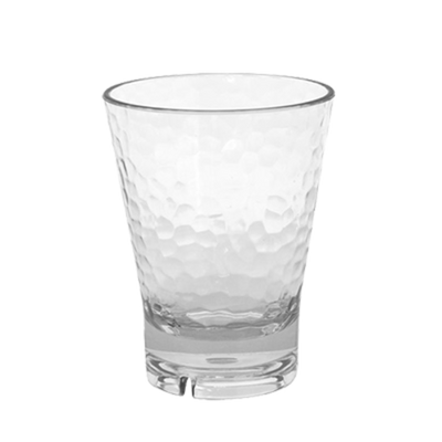 FOH ADO004CLT23 14 Oz. Clear Resin Round Drinkwise Rocks Glass