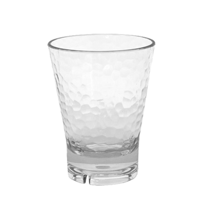 FOH ADO004CLT23 14 Oz. Clear Resin Round Drinkwise Rocks Glass
